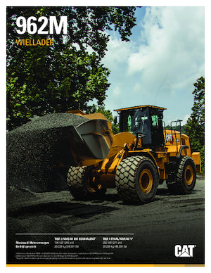 Chargeuses sur pneus Caterpillar 962M