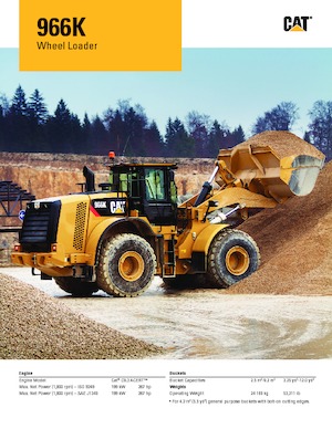 Chargeuses sur pneus Caterpillar 966K