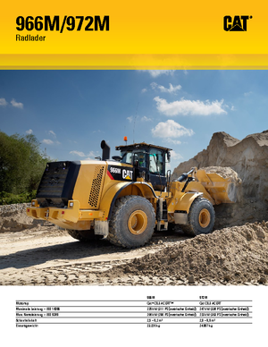 Chargeuses sur pneus Caterpillar 972M