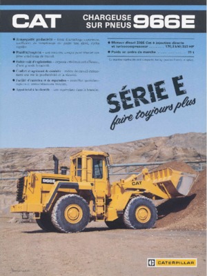 Chargeuses sur pneus Caterpillar 966E