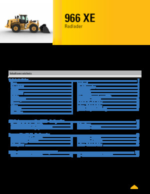 Chargeuses sur pneus Caterpillar 966XE