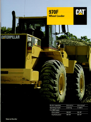 Chargeuses sur pneus Caterpillar 970 F-StVZO