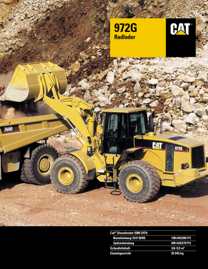 Chargeuses sur pneus Caterpillar 972 G