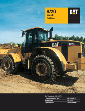 Chargeuses sur pneus Caterpillar 972 G II