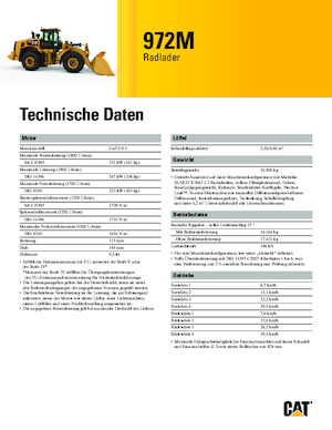 Chargeuses sur pneus Caterpillar 972M