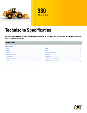 Chargeuses sur pneus Caterpillar 980