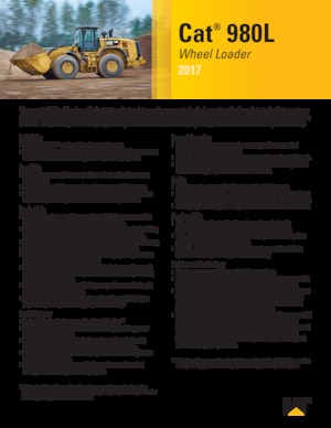 Chargeuses sur pneus Caterpillar 980L