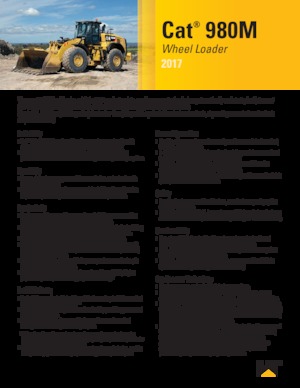 Chargeuses sur pneus Caterpillar 980M