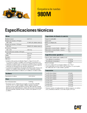 Chargeuses sur pneus Caterpillar 980M