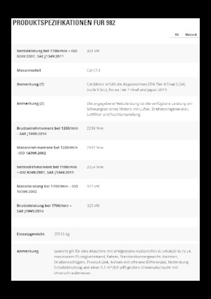 Chargeuses sur pneus Caterpillar 982