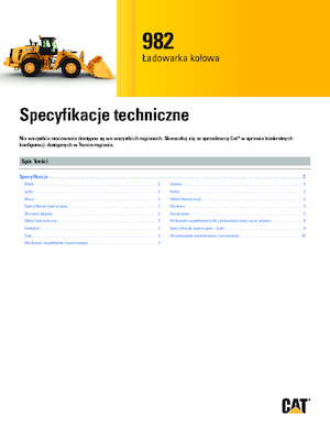 Chargeuses sur pneus Caterpillar 982