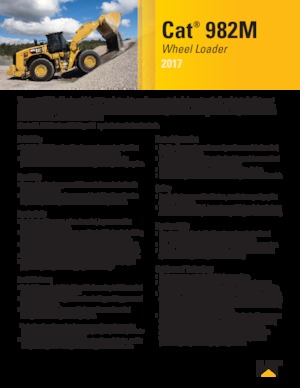 Chargeuses sur pneus Caterpillar 982M