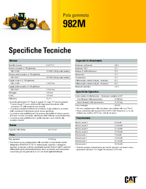 Chargeuses sur pneus Caterpillar 982M
