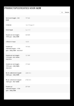 Chargeuses sur pneus Caterpillar 982M