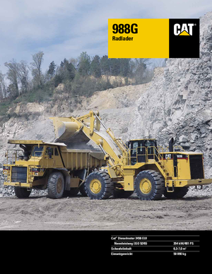Chargeuses sur pneus Caterpillar 988 G