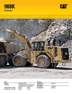 Chargeuses sur pneus Caterpillar 988K