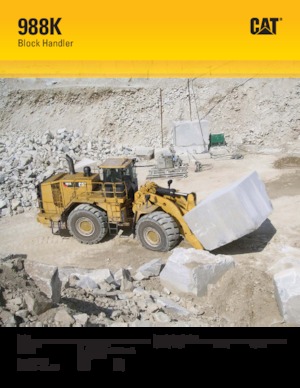 Chargeuses sur pneus Caterpillar 988K