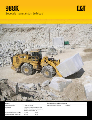 Chargeuses sur pneus Caterpillar 988K