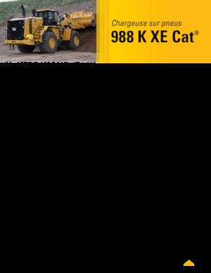 Chargeuses sur pneus Caterpillar 988K XE