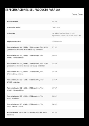 Chargeuses sur pneus Caterpillar 992
