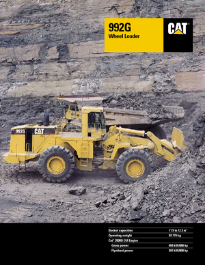 Chargeuses sur pneus Caterpillar 992 G