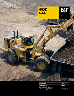 Chargeuses sur pneus Caterpillar 992 G