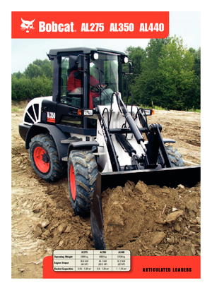 Chargeuses sur pneus Bobcat AL 275