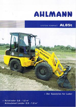 Chargeuses sur pneus Ahlmann AL 85 t