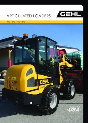 Chargeuses sur pneus Gehl AL140