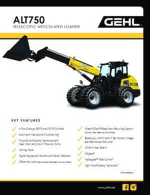 Chargeuses sur pneus Gehl ALT750