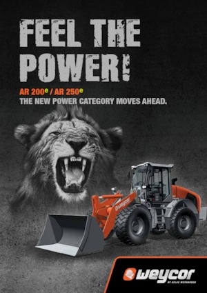 Chargeuses sur pneus weycor AR 250 e