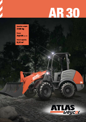 Chargeuses sur pneus Atlas-weycor AR 30
