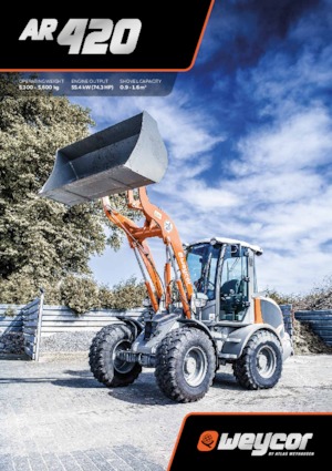 Chargeuses sur pneus weycor AR 420