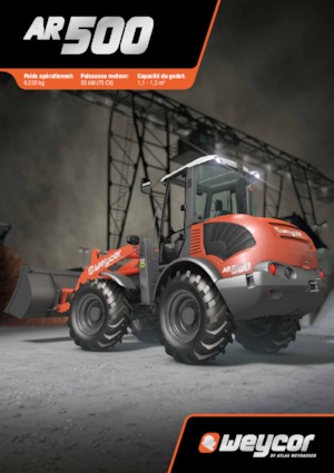 Chargeuses sur pneus weycor AR 500