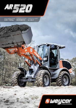 Chargeuses sur pneus weycor AR 520