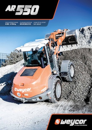 Chargeuses sur pneus weycor AR 550