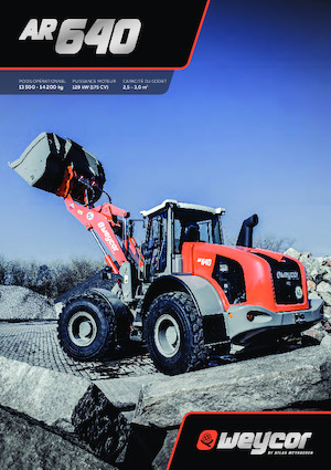 Chargeuses sur pneus weycor AR 640