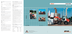 Chargeuses sur pneus Atlas AR 70
