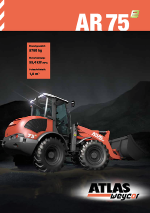 Chargeuses sur pneus Atlas AR 75