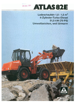 Chargeuses sur pneus Atlas AR 82 E