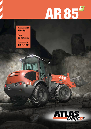 Chargeuses sur pneus Atlas AR 85 E