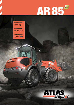 Chargeuses sur pneus Atlas AR 85 E