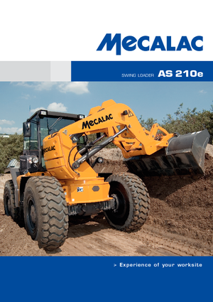 Chargeuses sur pneus Mecalac AS 210 e