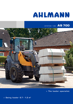Chargeuses sur pneus Ahlmann AS 700