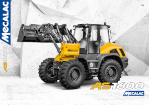 Chargeuses sur pneus Mecalac AS1600