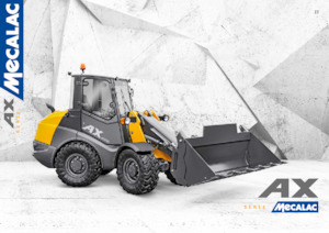 Chargeuses sur pneus Mecalac AX1000