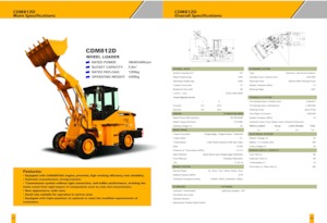 Chargeuses sur pneus Lonking CDM858