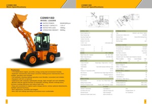Chargeuses sur pneus Lonking CDM818D