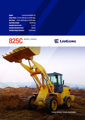 Chargeuses sur pneus Liugong 825C