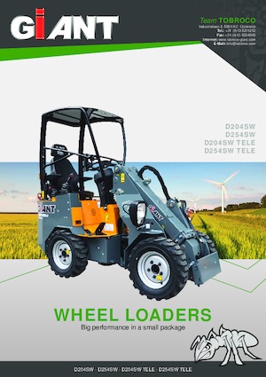 Chargeuses sur pneus Giant D 254 SW